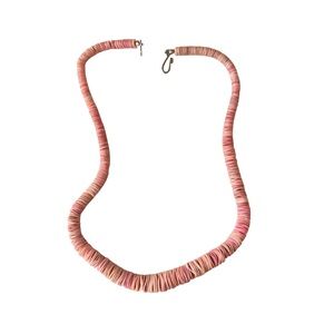 Handmade Pink Shell Necklace